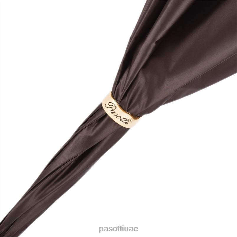 مظلة | 189 1409-61 z16 - مظلة بنية مع تصميم داخلي مخطط النمر، وقماش مزدوج PASOTTI Z446V421